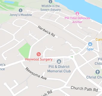 map for Heywood Family Practice
