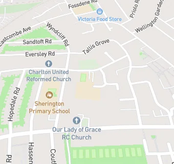 map for Our Lady of Grace Primary School