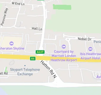 map for Best Western London Ariel Hotel