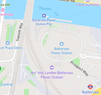 map for Peppa Pig Battersea