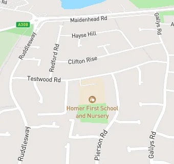 map for Breakfast Club AT Homer First School