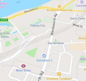 map for Sainsbury's - Main Store