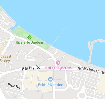 map for Erith Playhouse