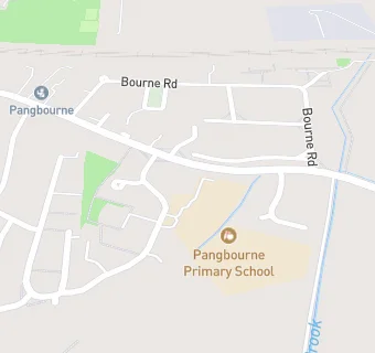 map for Pangbourne Primary School