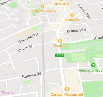 map for Applegreen camberwell greggs