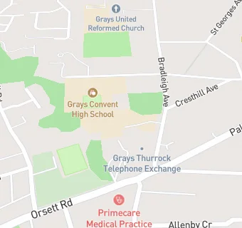 map for Quarry Hill Junior School