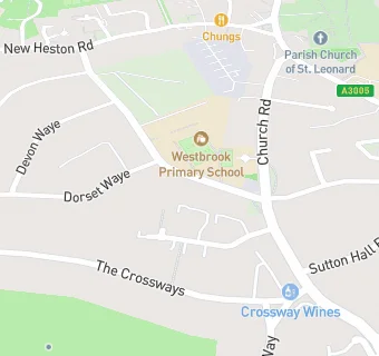 map for WilsonJones Catering @ Westbrook Primary School