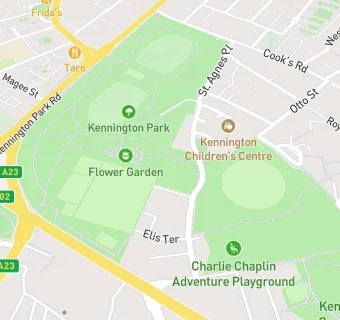 map for Kennington Park Centre