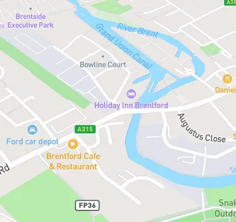 map for Brentford Food and Wine