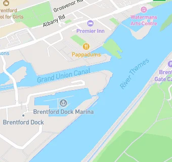 map for Brentford Dock Superstore