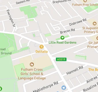 map for Fulham Cross Cafe