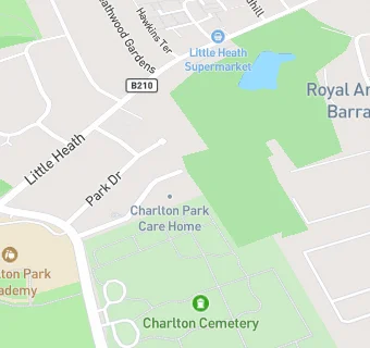 map for Charlton Park Care Centre