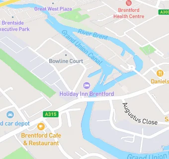 map for Holiday Inn Brentford Lock