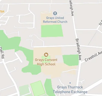 map for Grays Convent High School