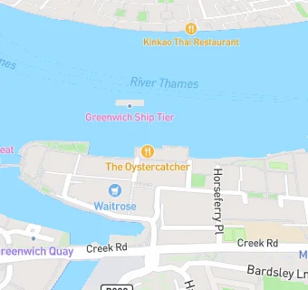 map for Oystercatcher Greenwich