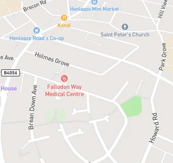 map for Fallodon Way Medical Centre