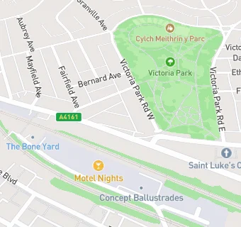 map for Victoria Park Pie Company