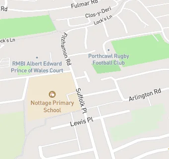 map for Nottage Primary Canteen and Breakfast Club