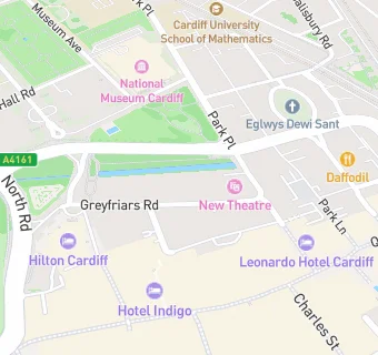 map for Park Plaza Cardiff