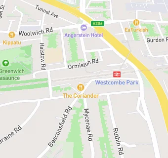 map for Westcombe Park Dental Practice