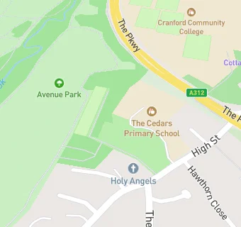 map for The Cedars Primary School