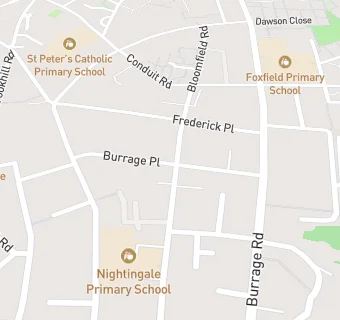 map for Burrage Pharmacy