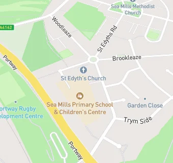 map for Sea Mills Primary School