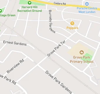 map for Grove Park Terrace Surgery