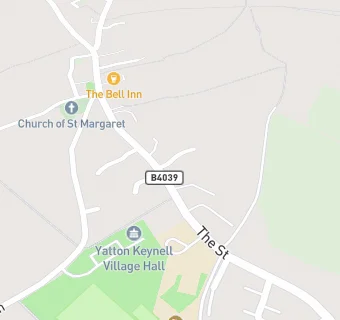 map for Yatton Keynell Village Stores