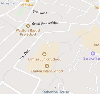 map for Elmlea Junior School