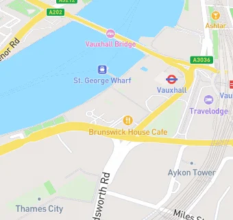 map for Waterfront Brasserie