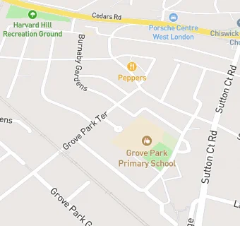 map for Lunchtime Company at Grove Park Primary