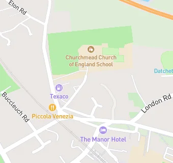 map for Churchmead School