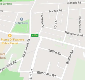 map for Plumstead Pharmacy