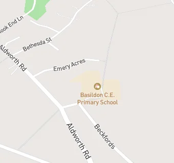 map for Basildon C.E. Primary School