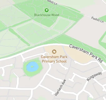 map for Caversham Park Primary School