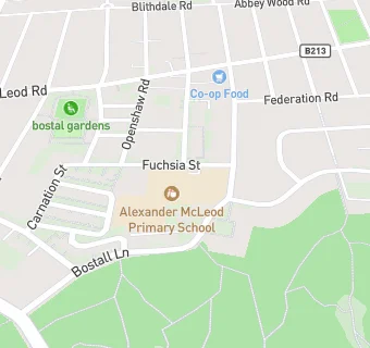 map for Alexander McLeod Primary School