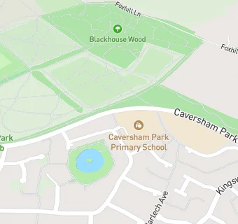 map for Caversham Park Primary School