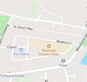 map for Porthcawl Primary School