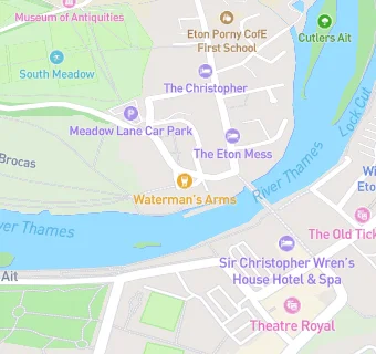 map for The Watermans Arms