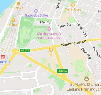 map for Kennington Lane Cafe