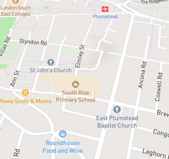 map for South Rise Primary School