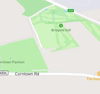 map for Bridgend Golf Complex