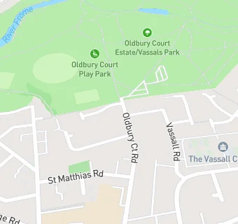 map for Oldbury Court Kiosk