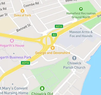 map for St Marys Convent Nursing Home