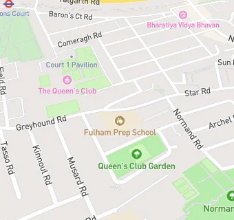 map for The Fulham Prep School Ltd