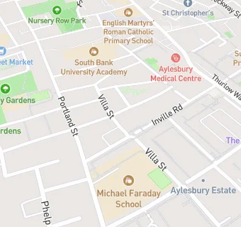 map for The Villa Street Medical Centre