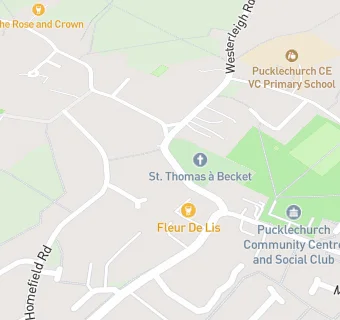 map for The Old Dairy Pucklechurch