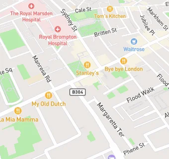 map for The Ivy Chelsea