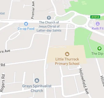 map for Little Thurrock Primary School